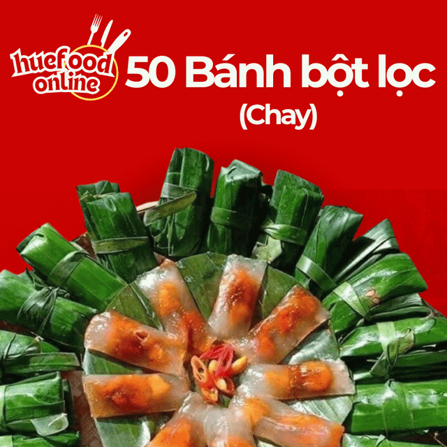 50c bánh bột lọc chay