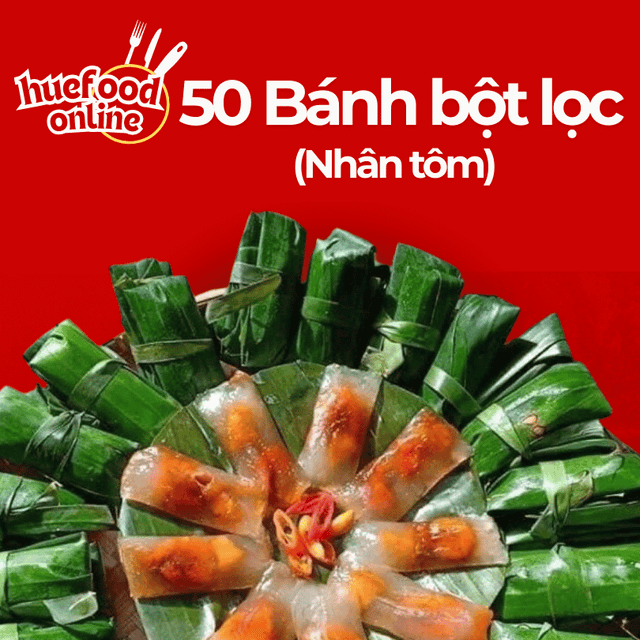 50c bánh bột lọc nhân tôm
